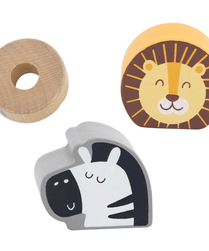 Erksad ja lapsesõbralikud värvid puidust puzzle