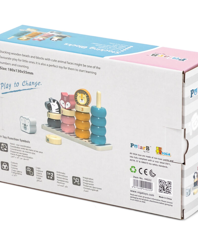 Erksad ja lapsesõbralikud värvid puidust puzzle