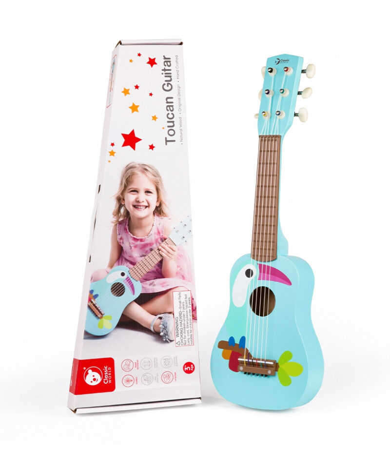Lastele mõeldud puidust kitarr