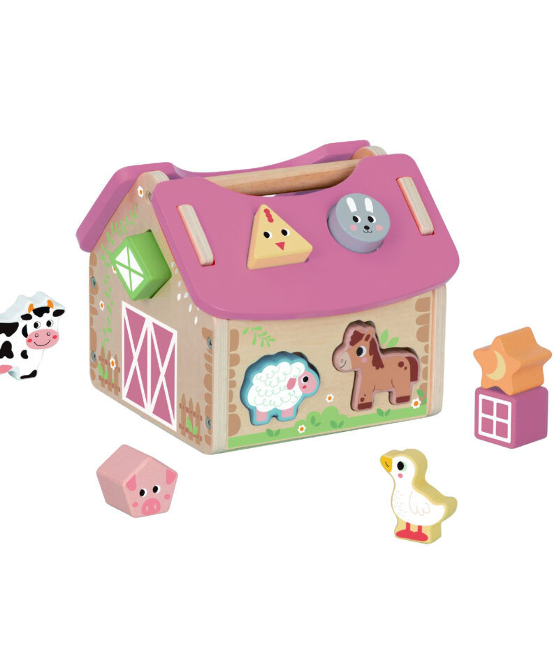 Laste puidust farmisorter mänguasi
