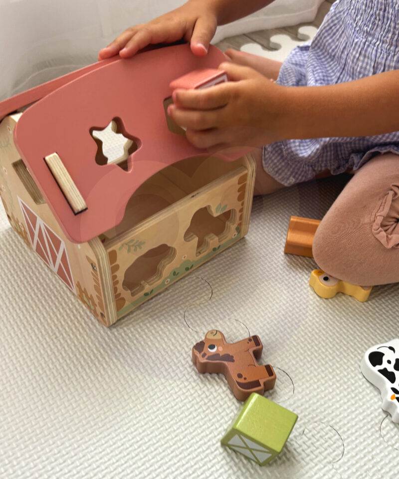 Kvaliteetne puidust farmikomplekt