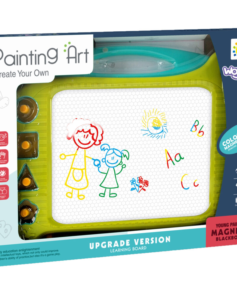 Lapsed joonistavad magnettahvlil