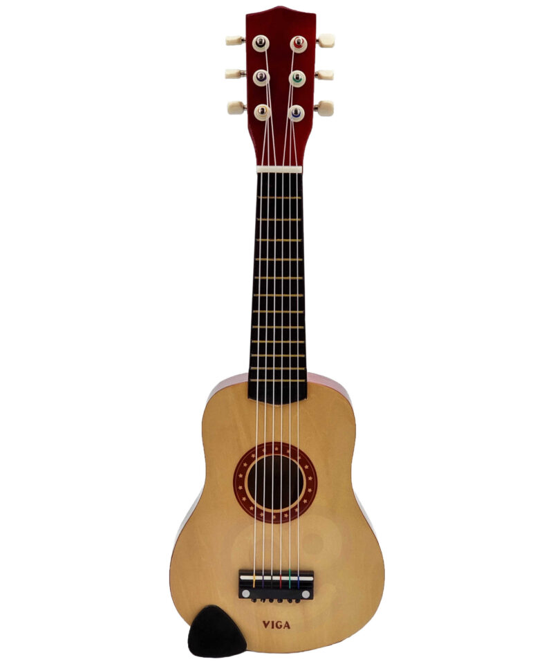 Laste kitarr naturaalsest puidust