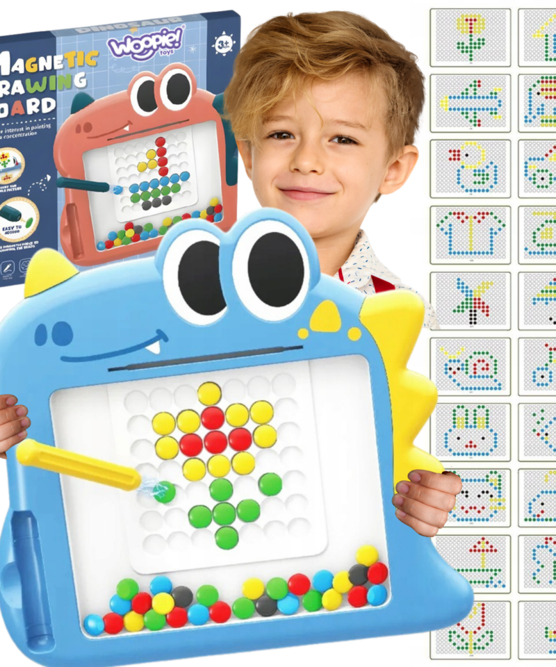 Magnetiline loovustahvel koos šabloonidega