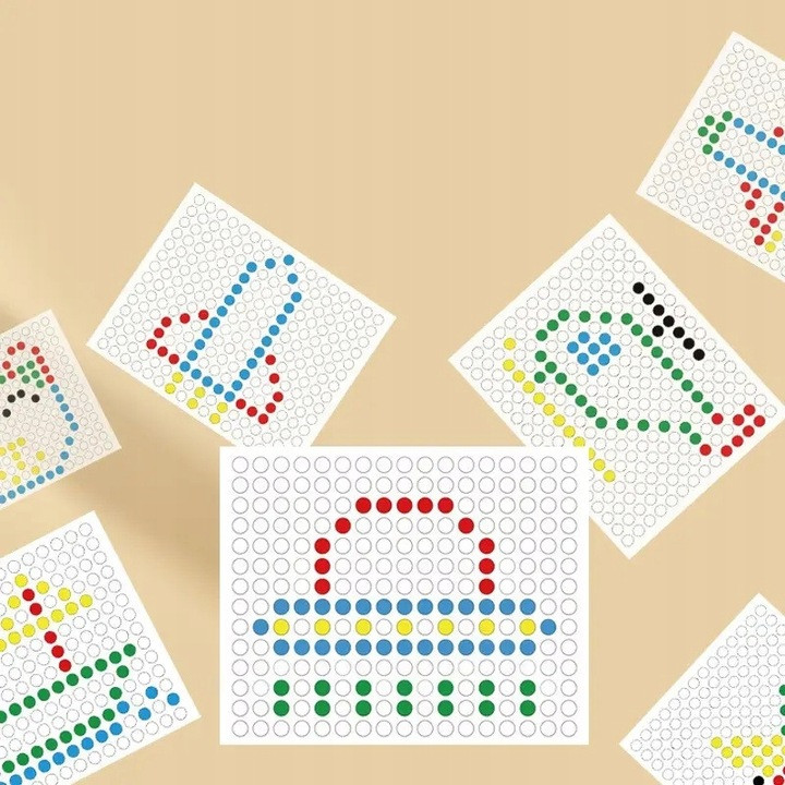 Magnetiline loovustahvel koos šabloonidega