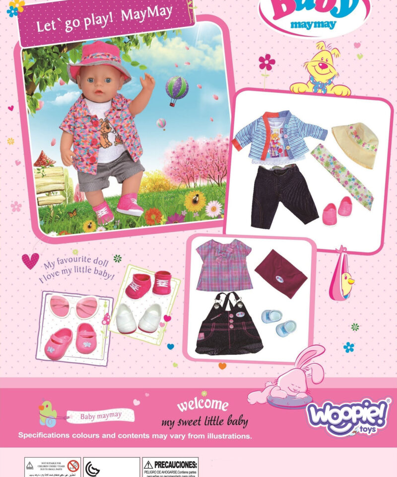 Lõbus ja arendav nukuriiete komplekt