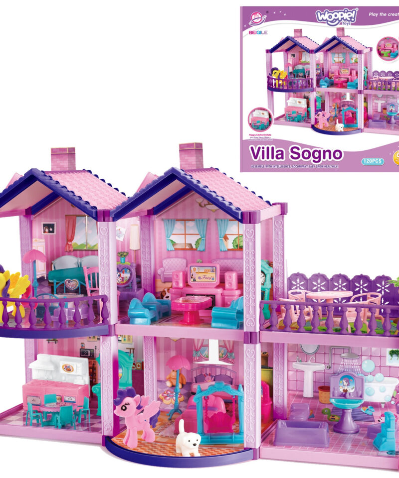 Laste mängumaja komplekt koos lisadega