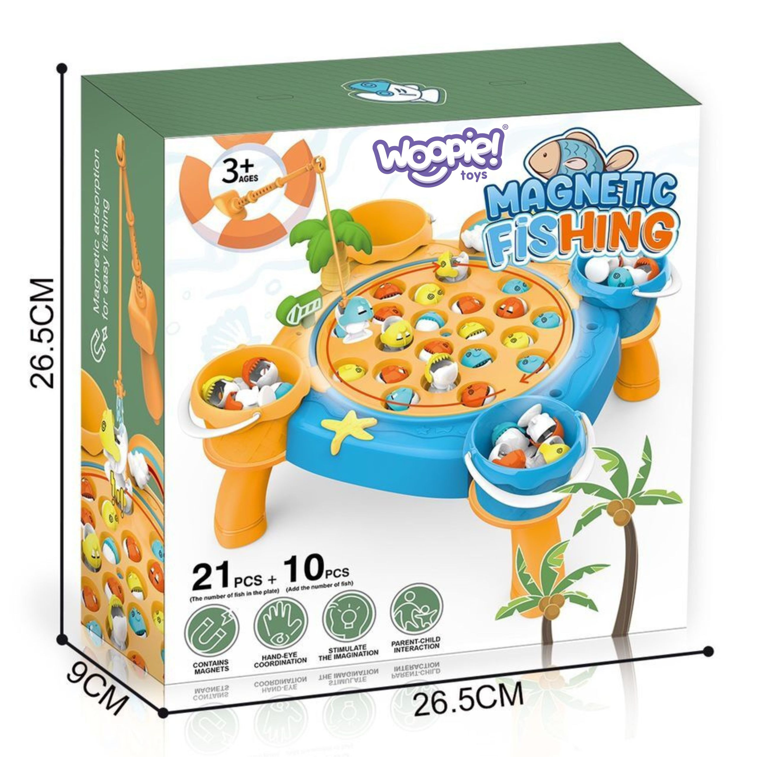 Lõbus kalapüük magnetilise mänguga