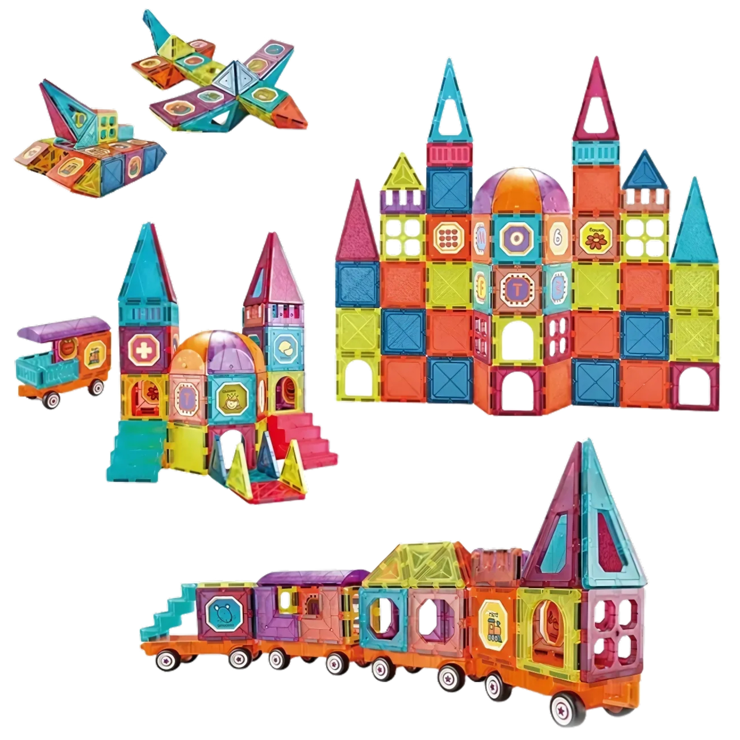 Magnetklotsid erinevate sõidukite ehitamiseks