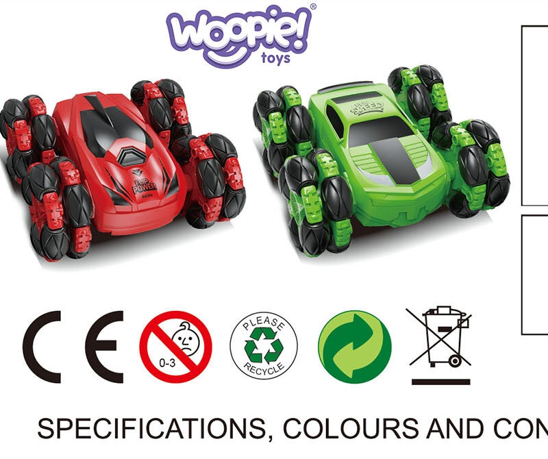 Kaugjuhitav mänguauto akrobaatiliseks sõiduks