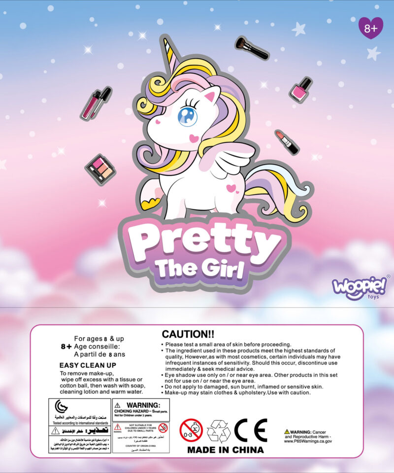 Veega eemaldatav laste kosmeetika