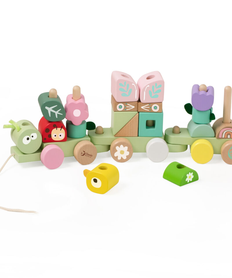 Džungliteemaline puidust mänguasi