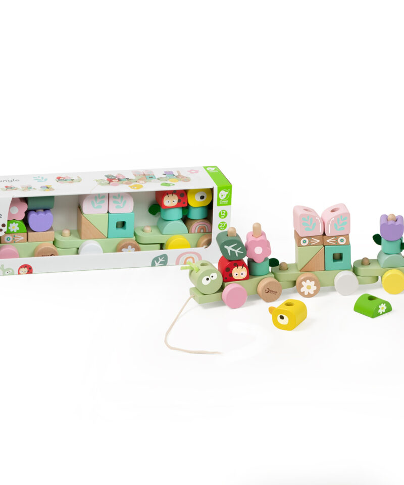 Laste loovust arendav puidust mänguasi