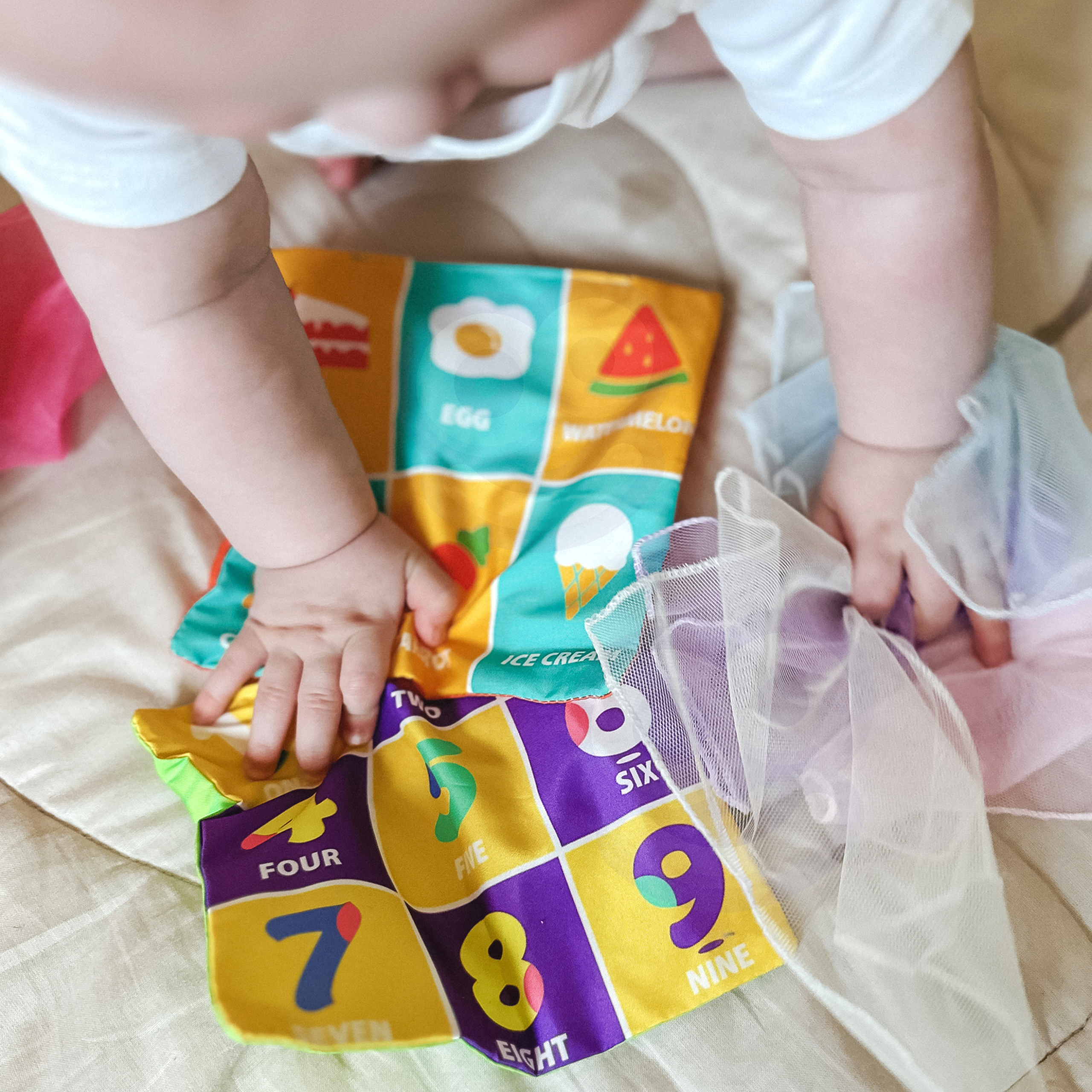 Pehme ja värviline mängukomplekt