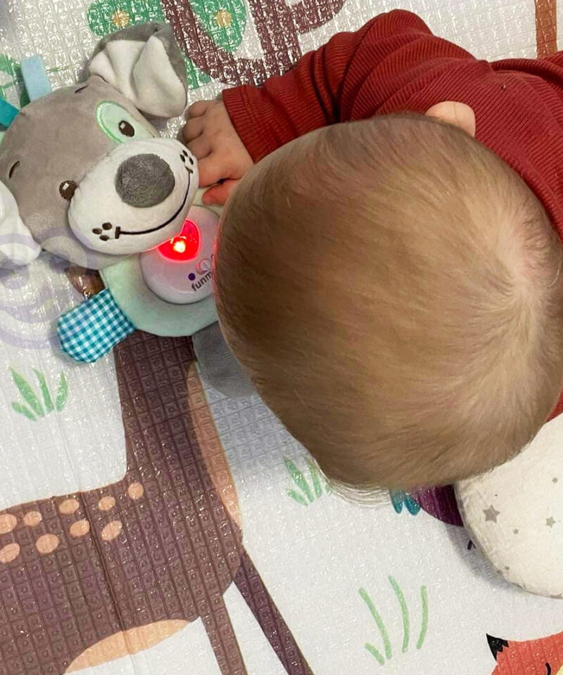 Pehme mänguasi unelauluga