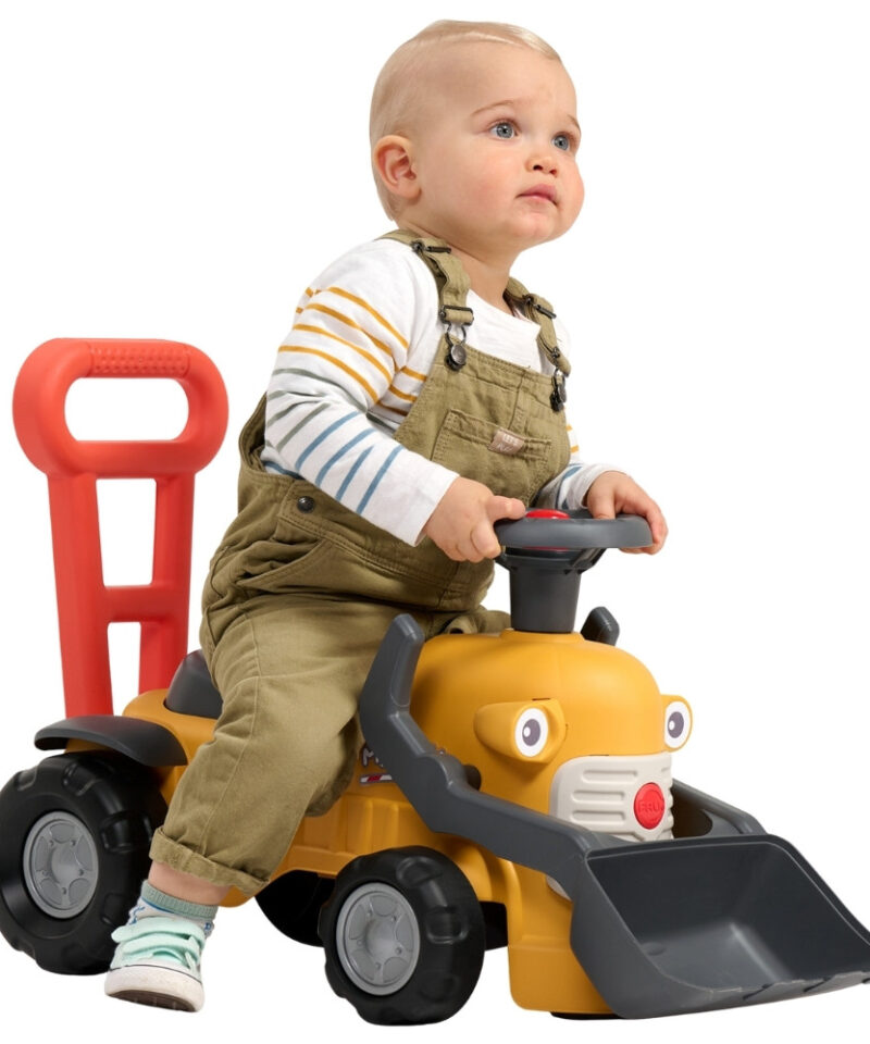 Mitmekülgne lastetraktor kopaga mängimiseks