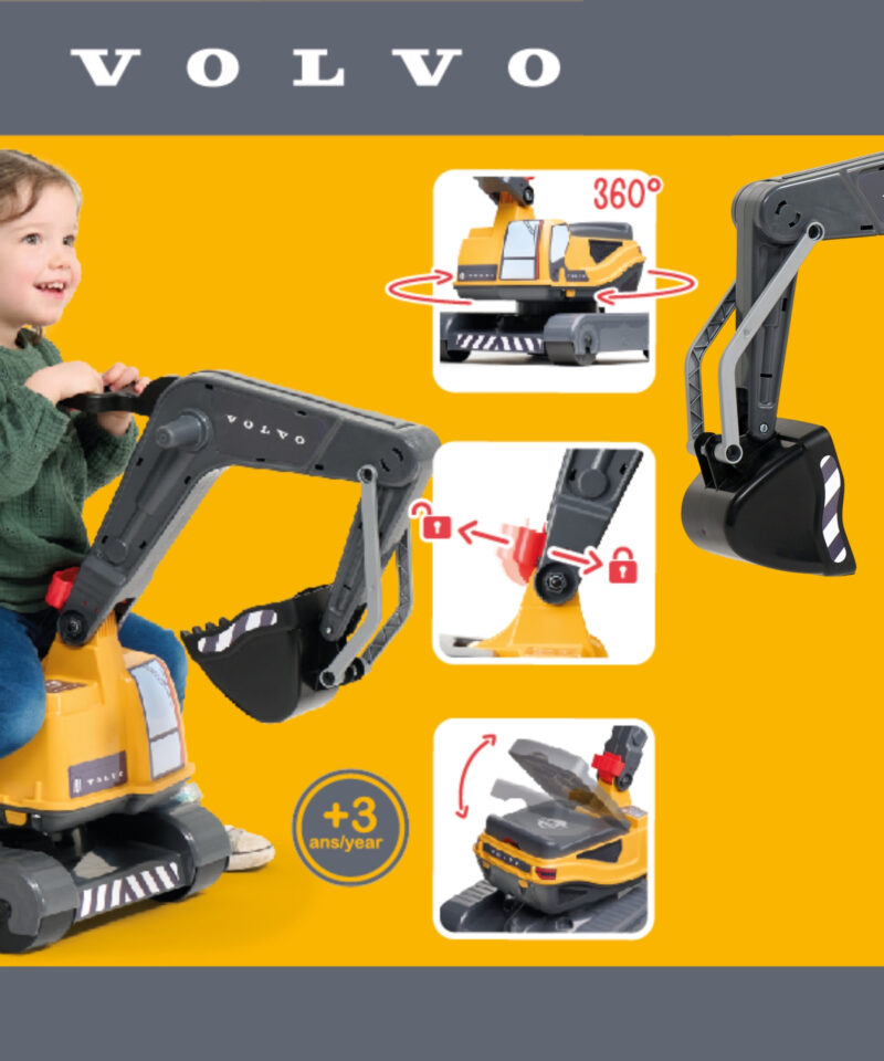 Volvo ekskavaator mängurõõmuks