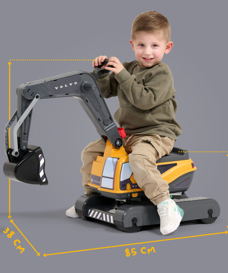 Liikuv kopp ja käsi ekskavaatoril