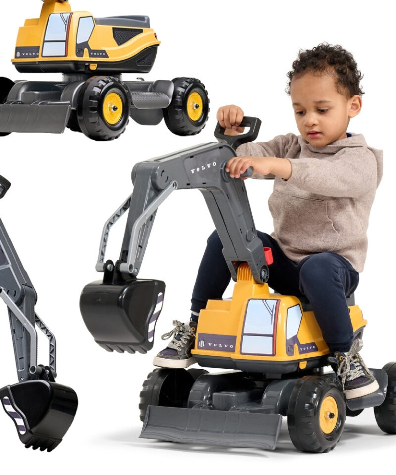 Laste ekskavaator pöörleva kabiiniga