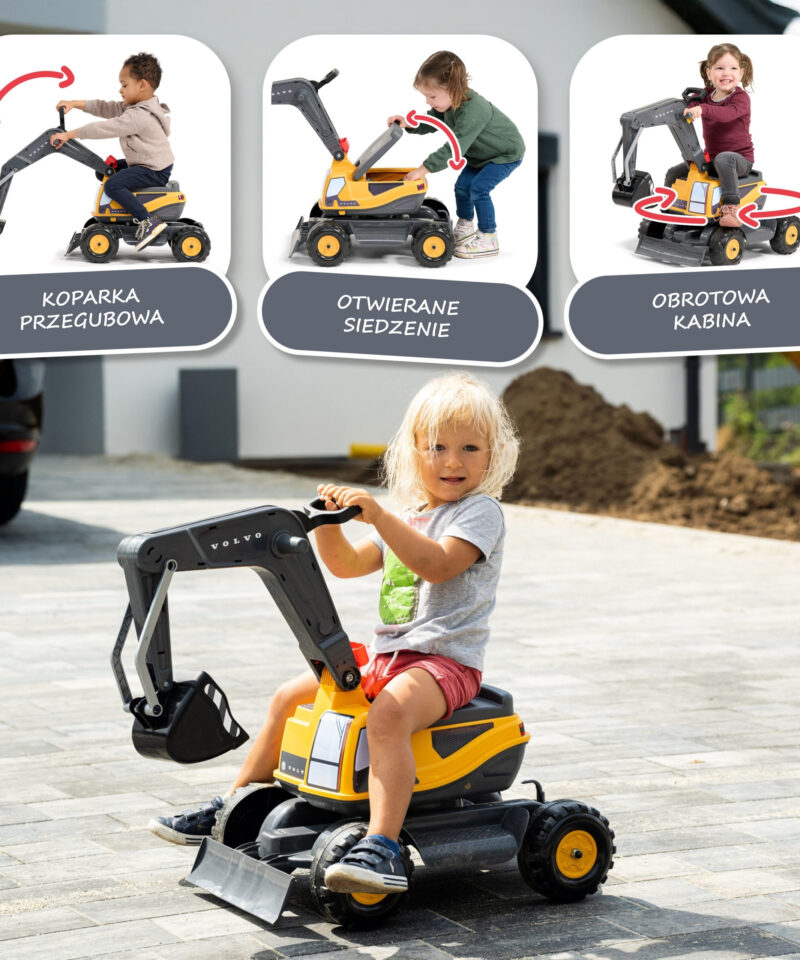 Ekskavaator mänguasi lastele