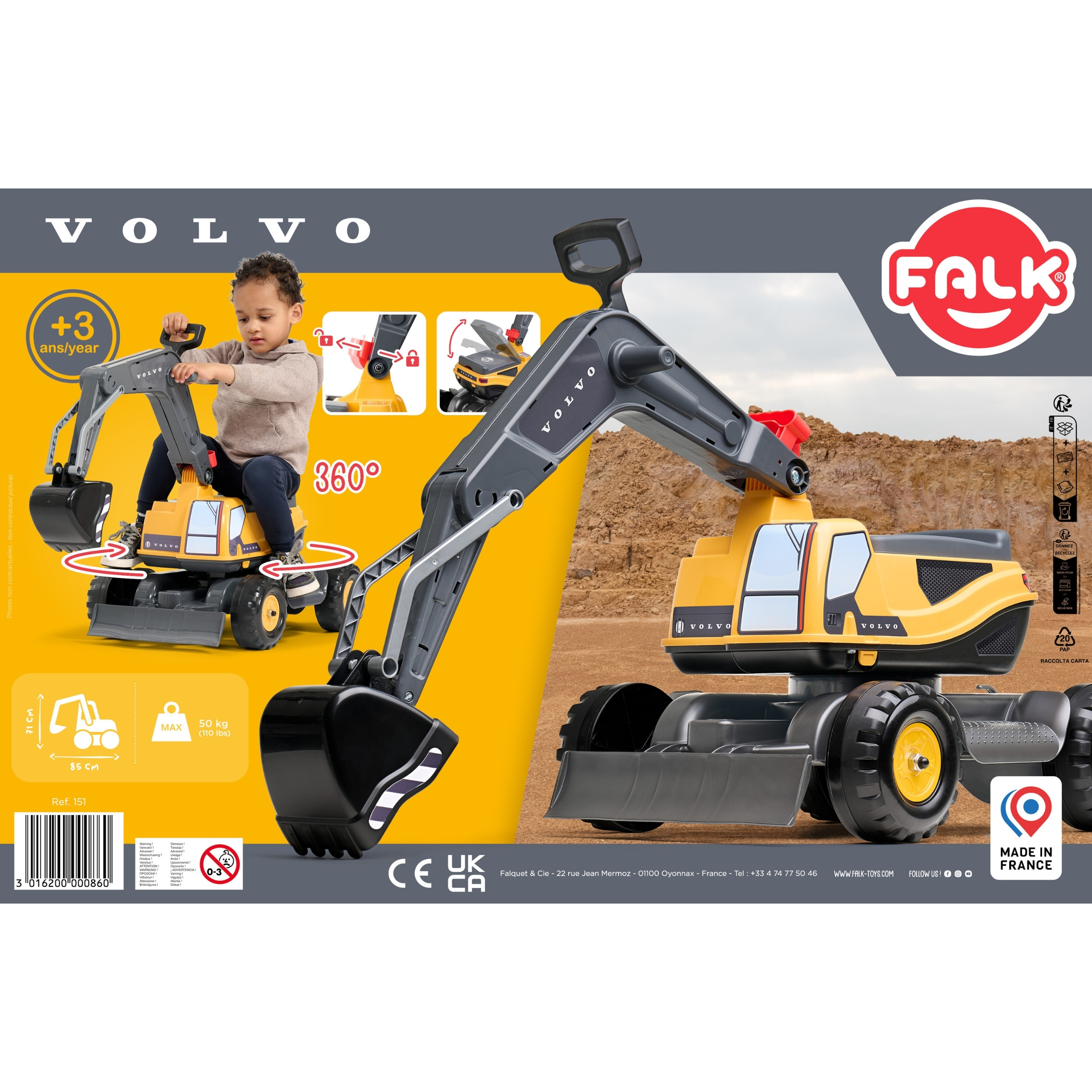 Lastele mõeldud ekskavaator