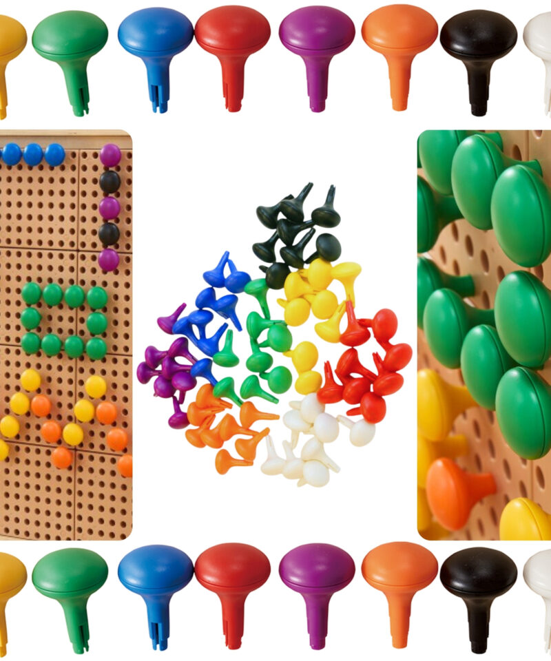 Värvilised klotsid loovaks mänguks