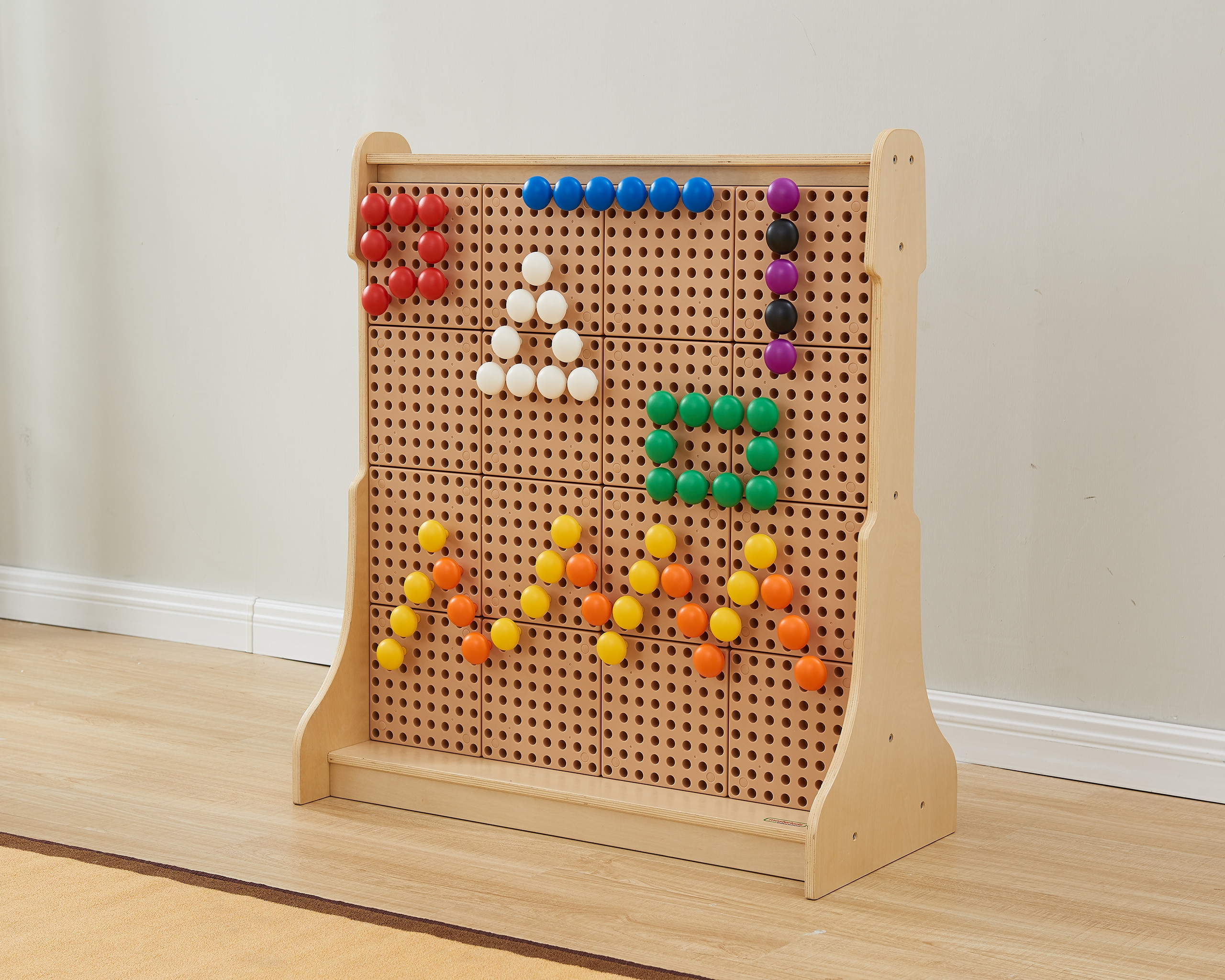 Klotsid kaheksas erinevas värvitoonis