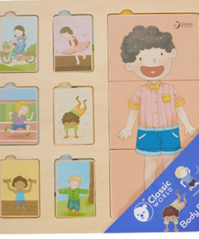 Keskkonnasõbralik puidust pusle lastele