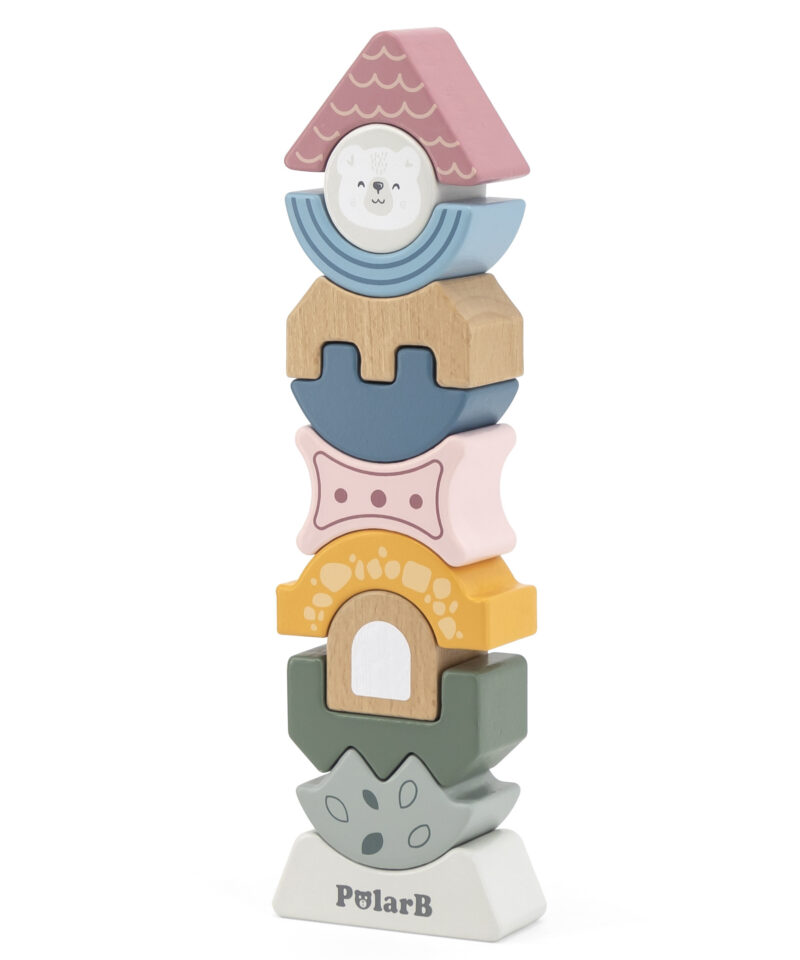 Motoorikat arendav puidust torn