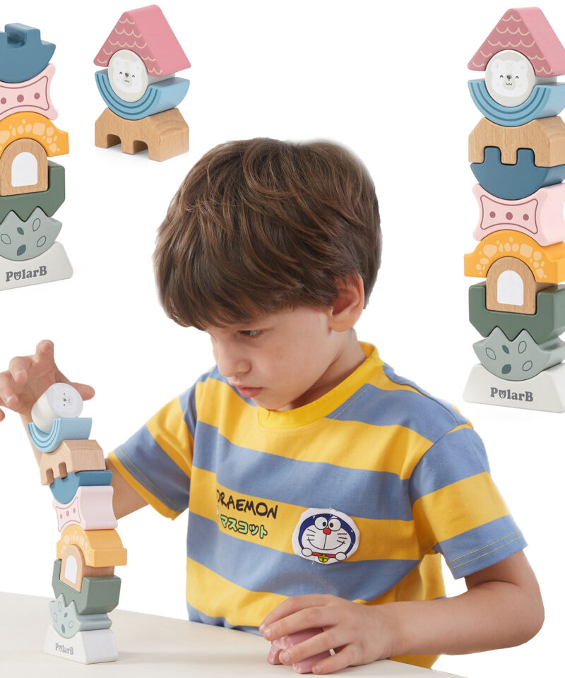 Motoorikat arendav puidust torn