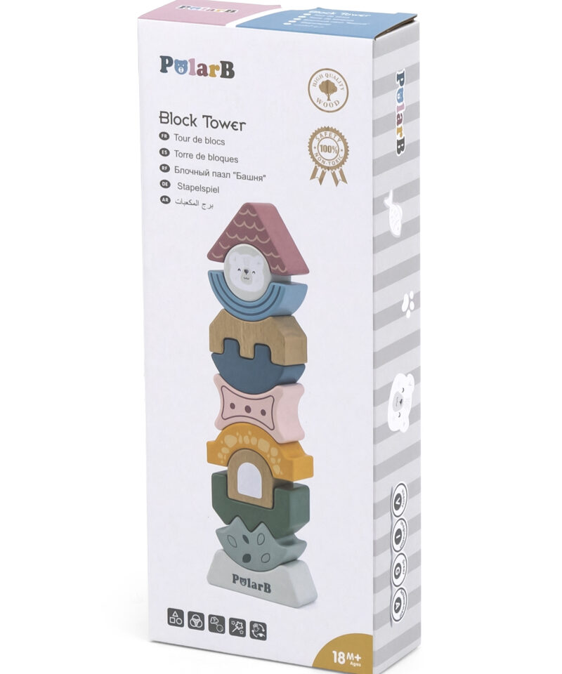 Motoorikat arendav puidust torn