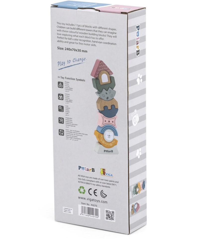 Motoorikat arendav puidust torn