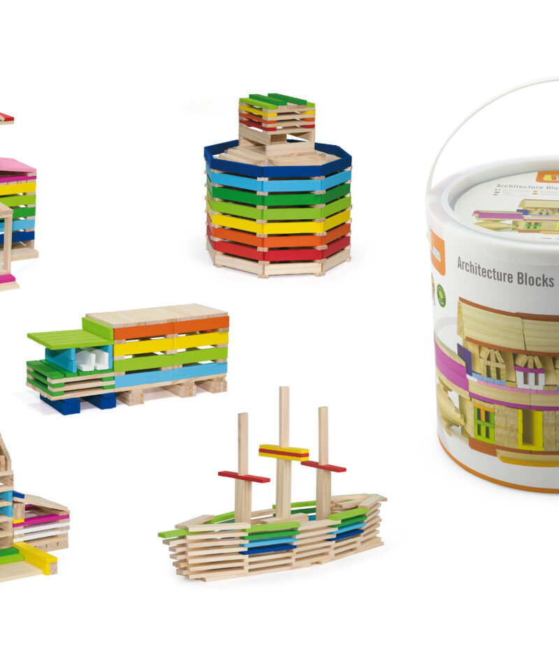 Mittetoksilised puidust klotsid