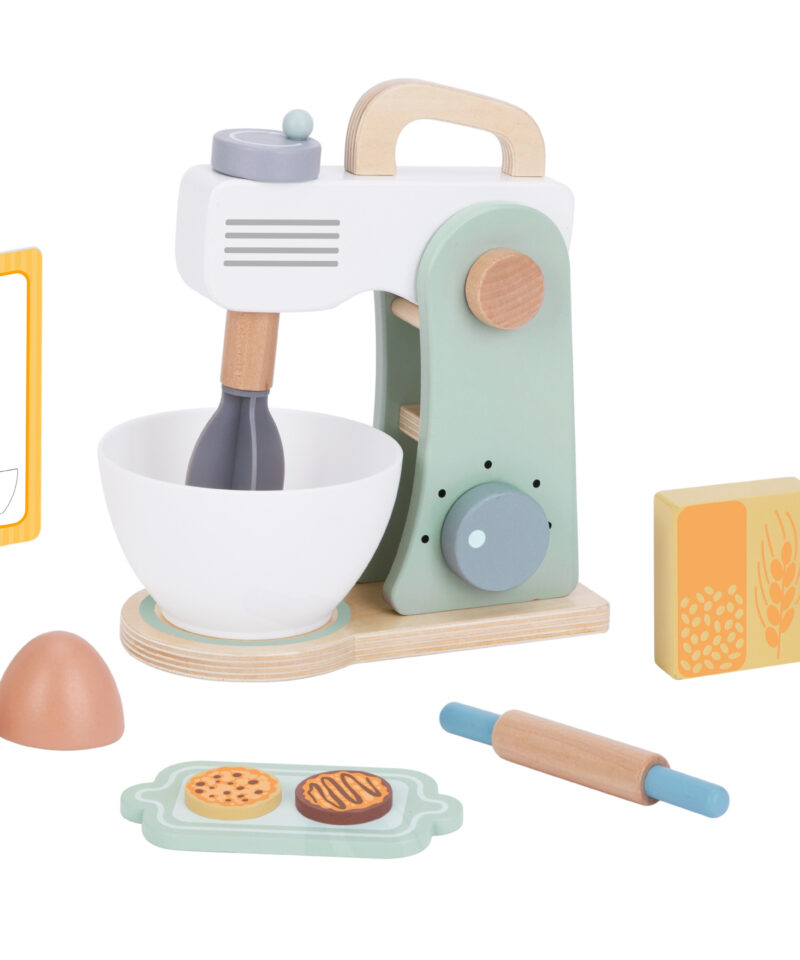 Laste puidust mängumikser pastelsetes toonides