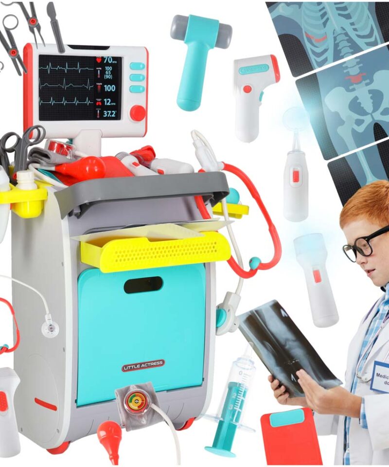 Laste interaktiivne meditsiinijaam ja tarvikud