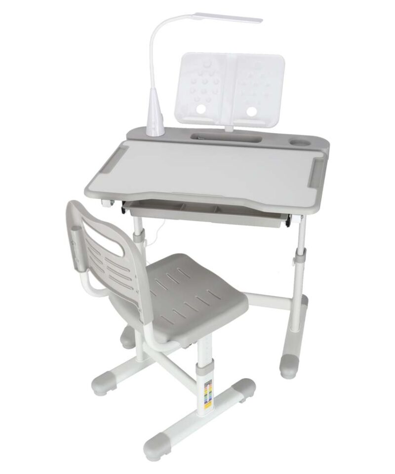 Kasvav kirjutuslaud koos LED-lambiga