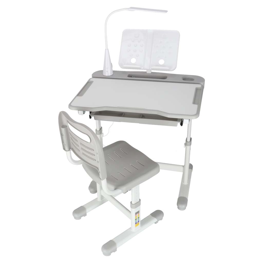 Kasvav kirjutuslaud koos LED-lambiga