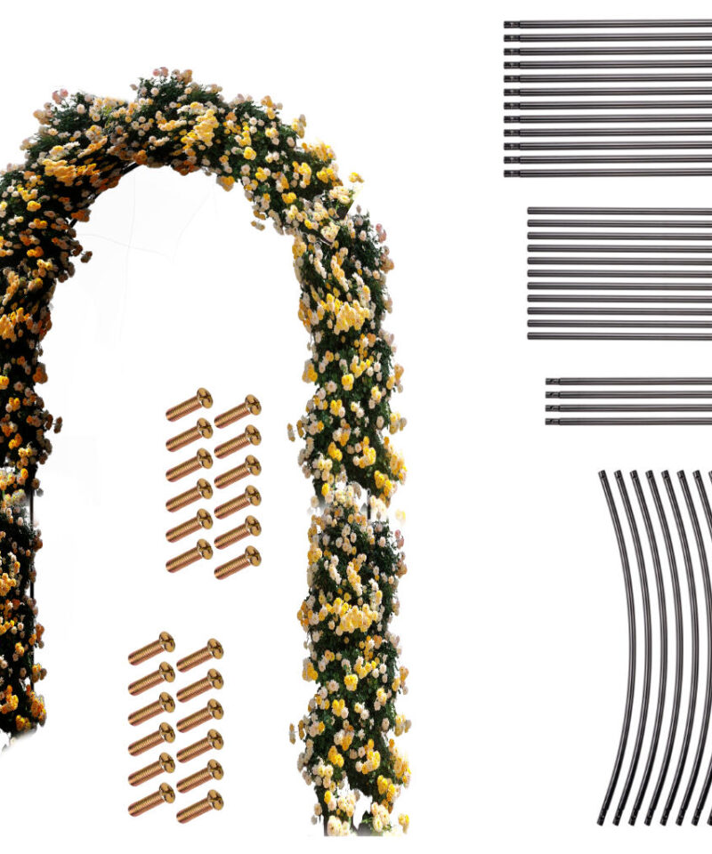 Metallist aiapergola rooside toetamiseks