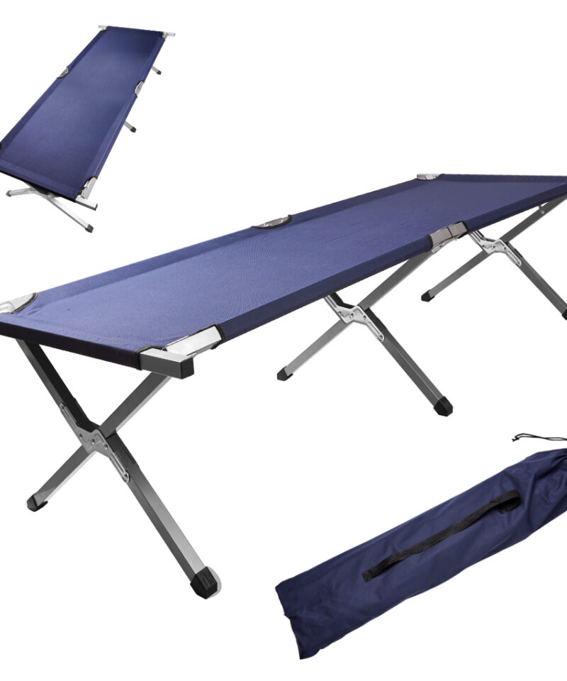 Sinine matkavoodi koos terasest raamiga