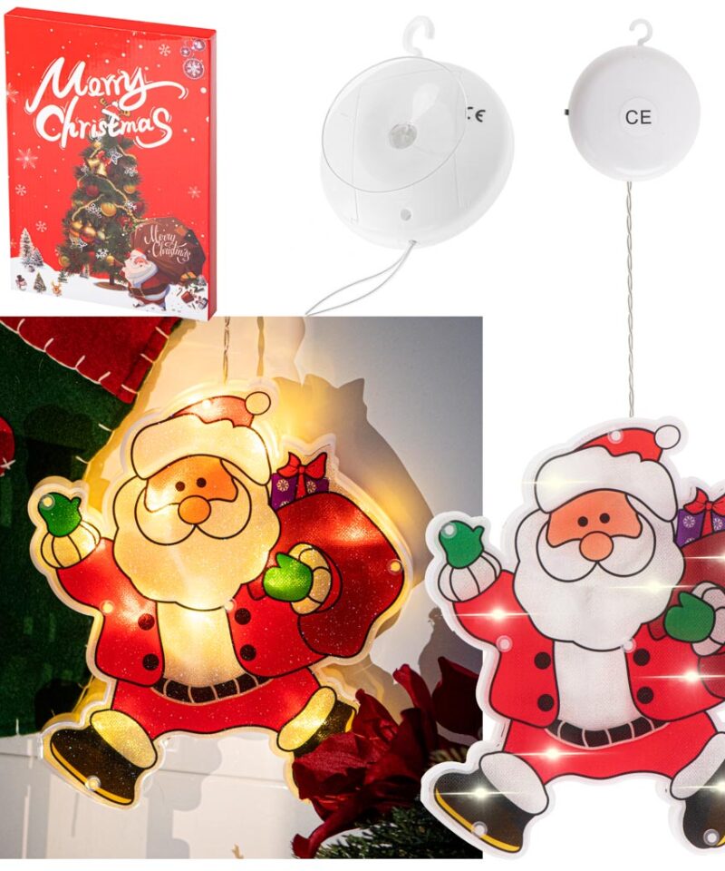 LED jõulukaunistus aknale aknal säramas