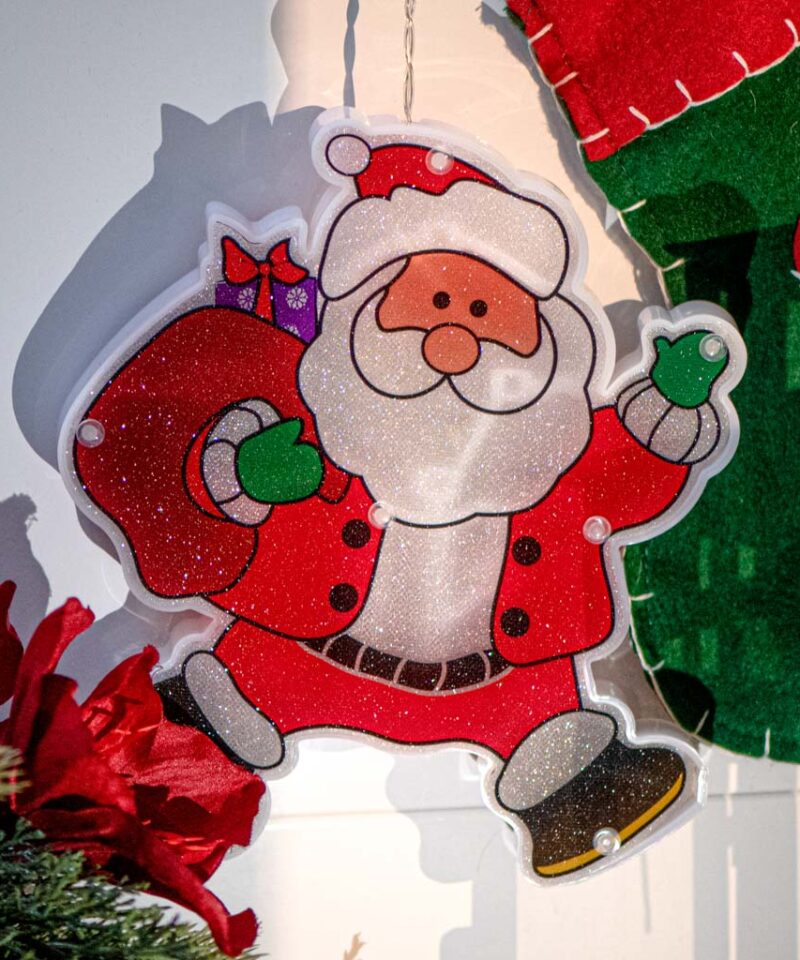 Juhtmevaba LED jõulukaunistus aknale