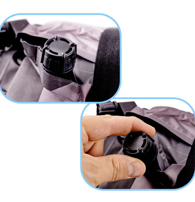 Kahe inimese täispuhutav madrats