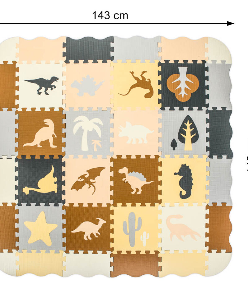 Mängumatt koos pusle elementidega