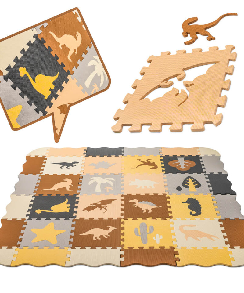 Mängumatt koos pusle elementidega