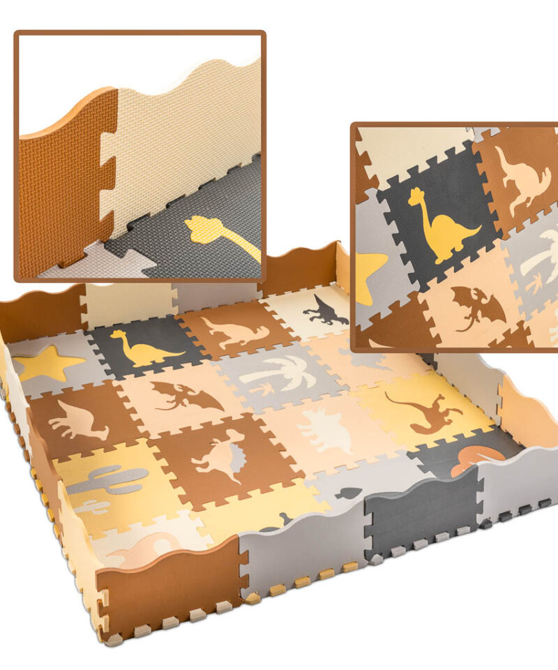 Mängumatt koos pusle elementidega