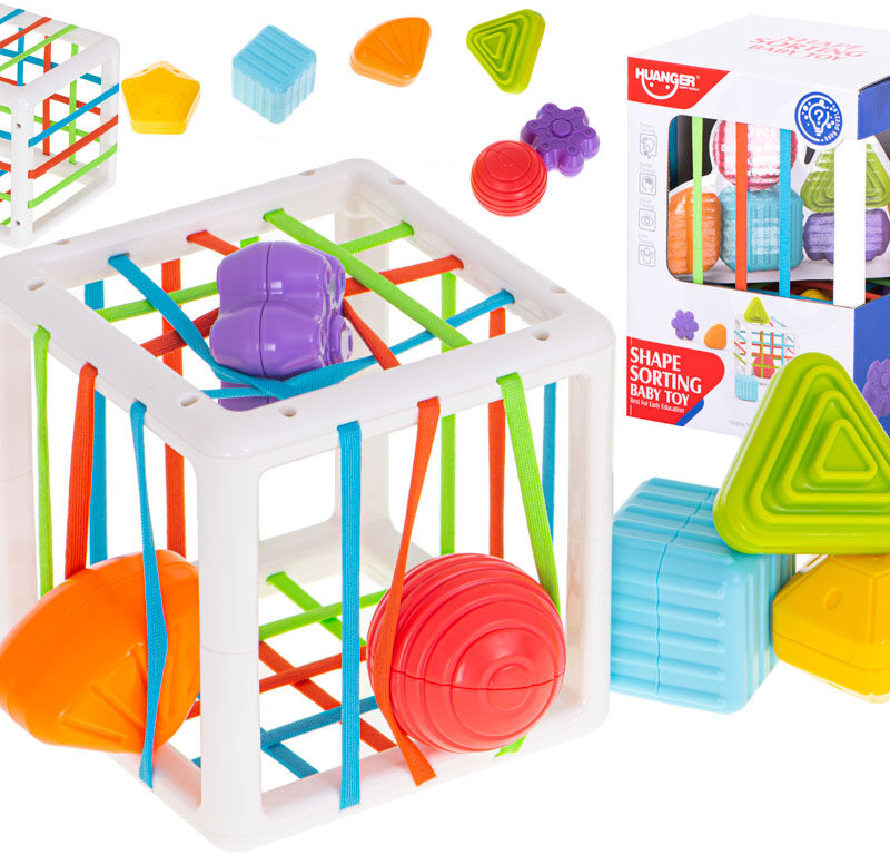 Elastne kuubik kujundisorter mängimiseks