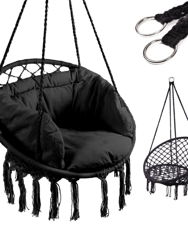 Mugav kiikhäll pehme padjaga