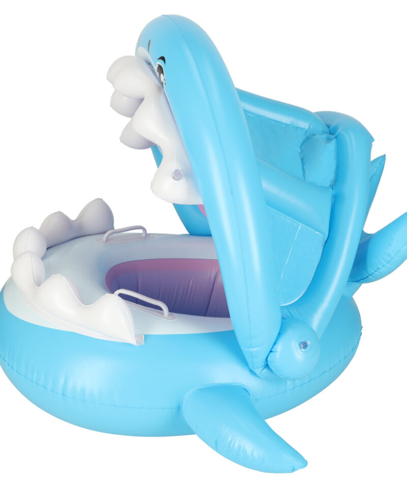 Ujumisrõngas päikesevarjuga