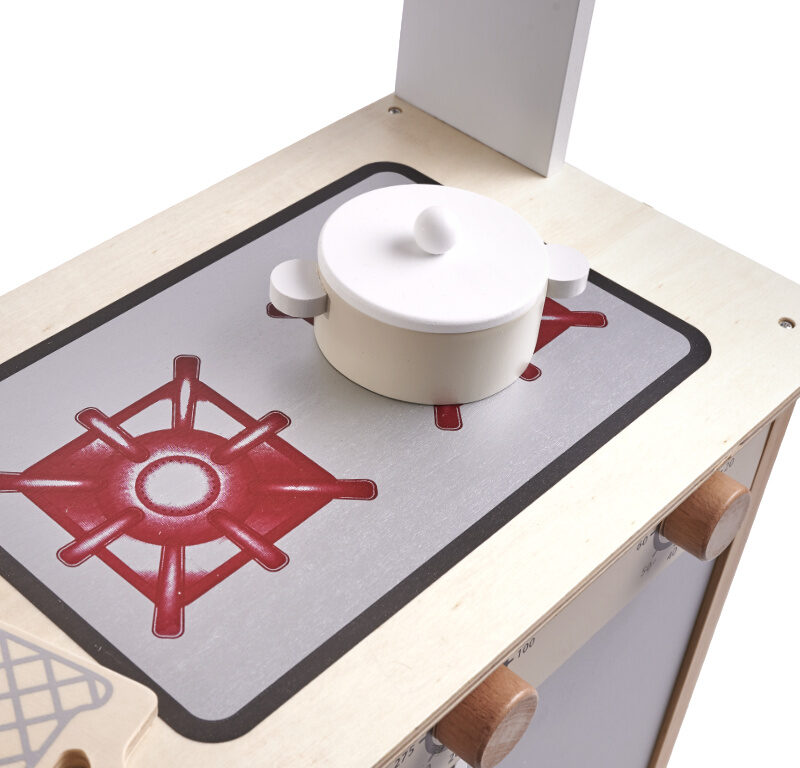 Mänguköök lihtne kokku panna