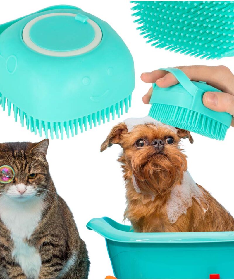 Silikoonist lemmikloomade pesuhari koerte hooldamiseks